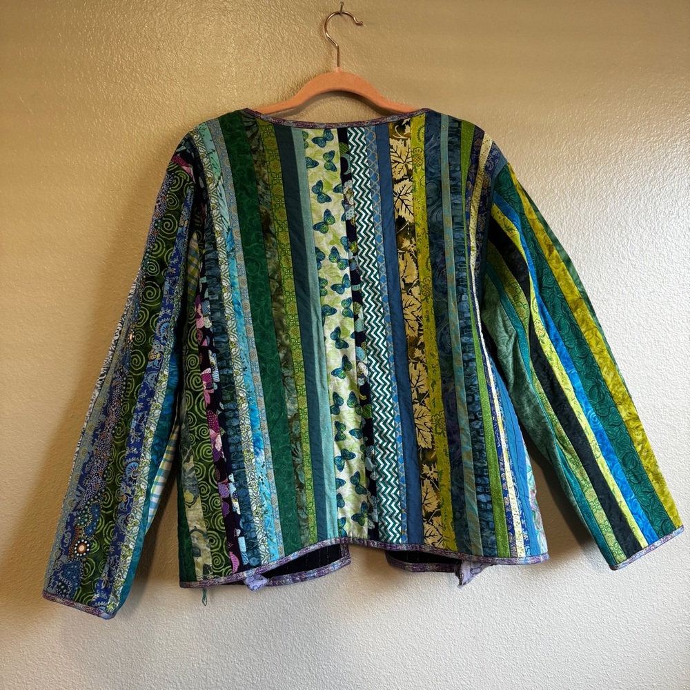 Handmade Colorful Patchwork Jacket - Picture 7 of 10